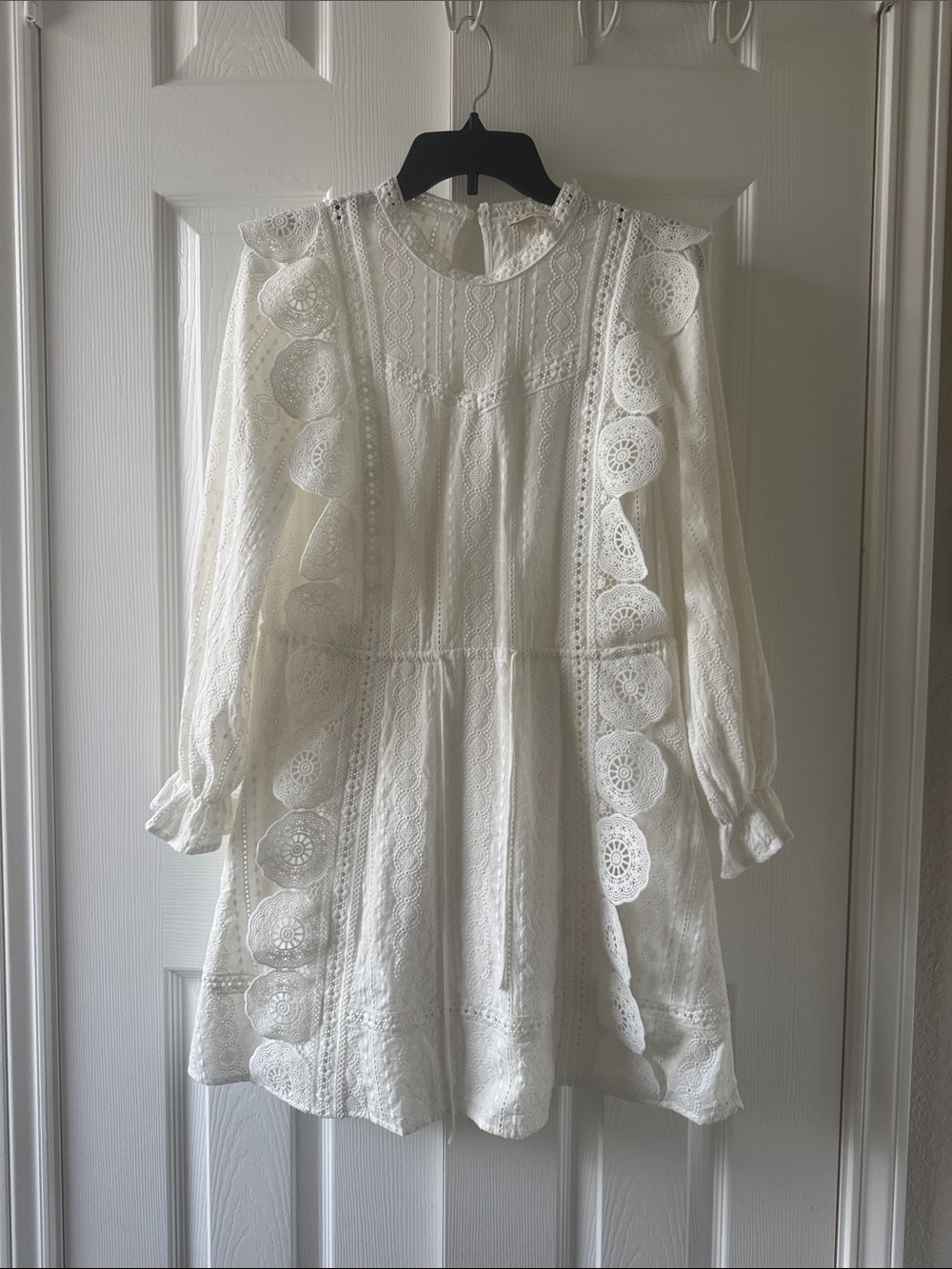 Maje lace white dress